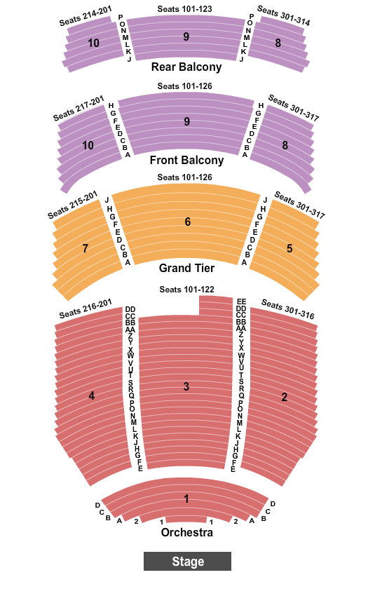 Durham Performing Arts Center Phantom of the Opera Seating Chart